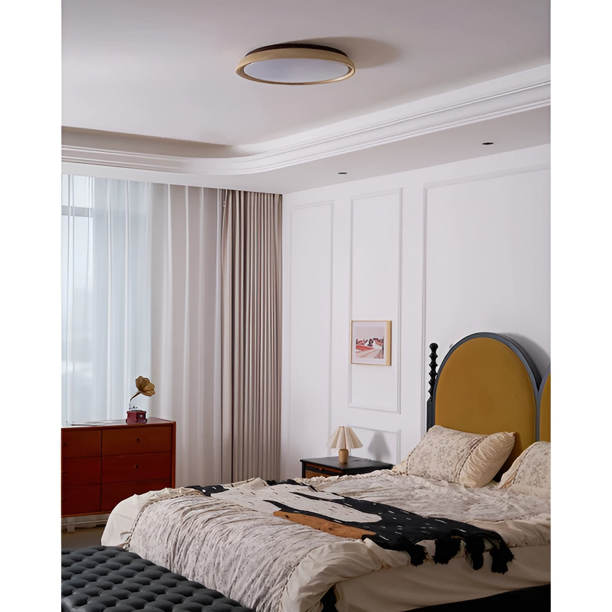 Runde Deckenleuchte – Warmes, Gleichmäßiges Licht | Geeignet für alle Räume