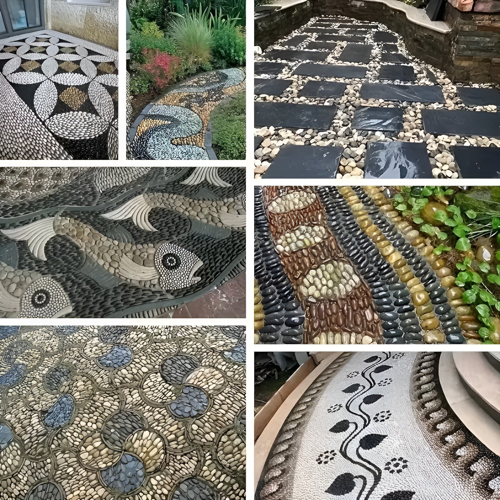 Polierte Dekosteine (900 g) – Natürliche Zierkiesel für Aquarium Blumentöpfe & Gartendeko - Wohnzubehör