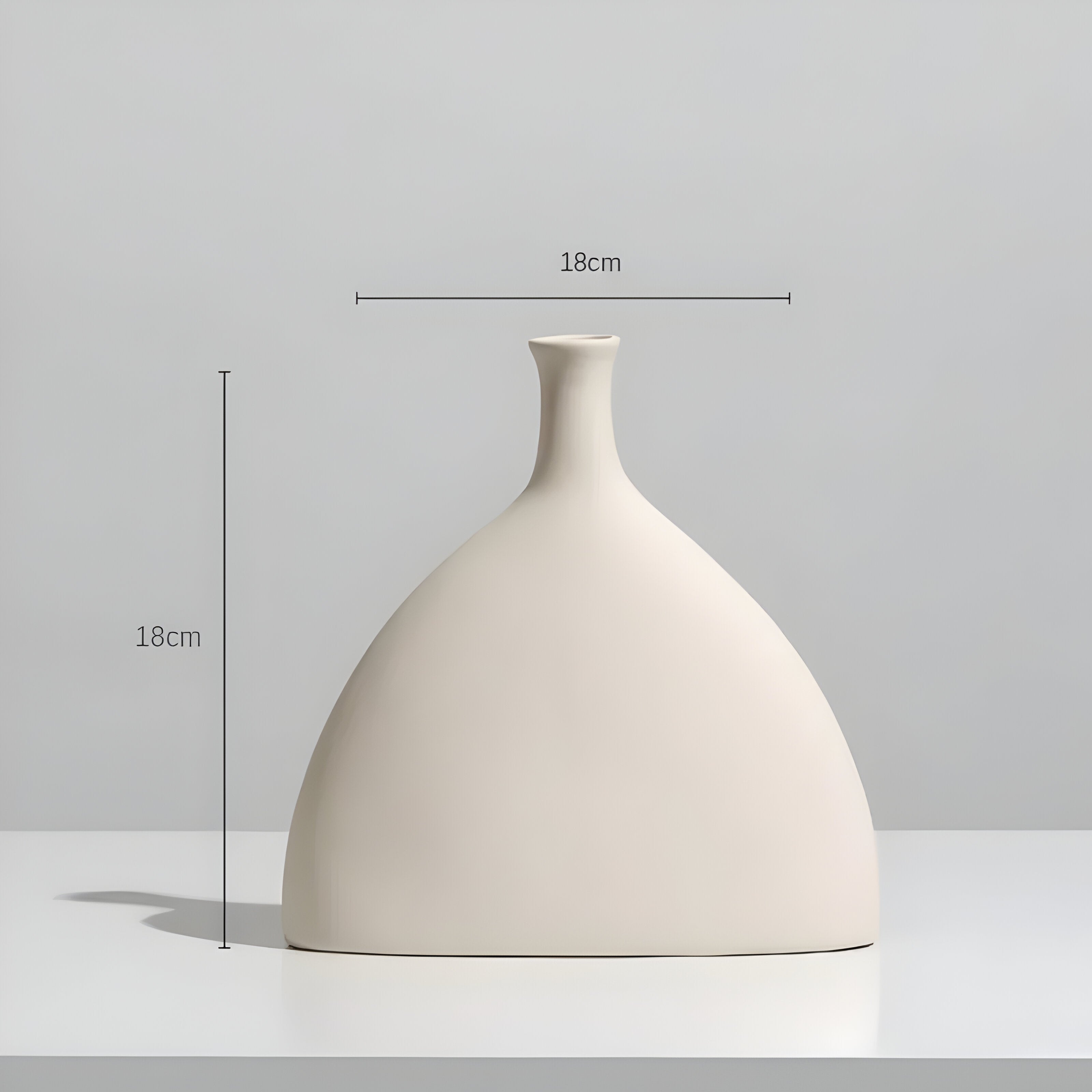 ClayHaven Vase - Moderne Keramische Blumenvase