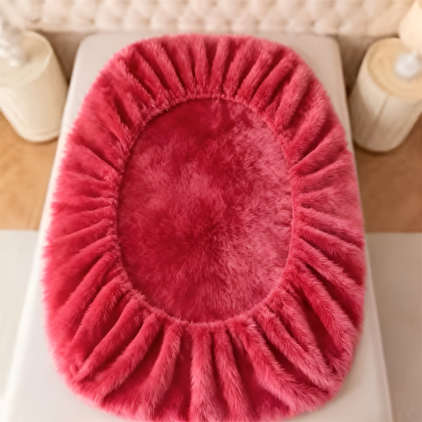 Plüsch-Spannbetttuch-Set für den Winter – Ultraweich und flauschig | Gemütlich für kalte Nächte - Wohnzubehör