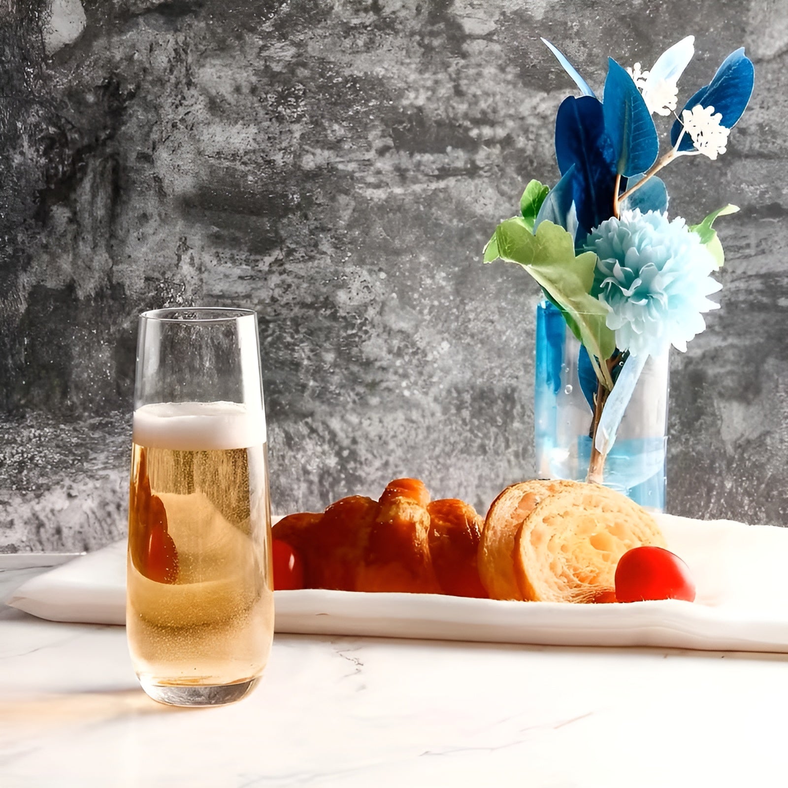 9er-Set Champagnergläser Rosé – 300 ml Sektgläser für Prosecco & Mimosas Elegante Flöten für Hochzeiten & Partys