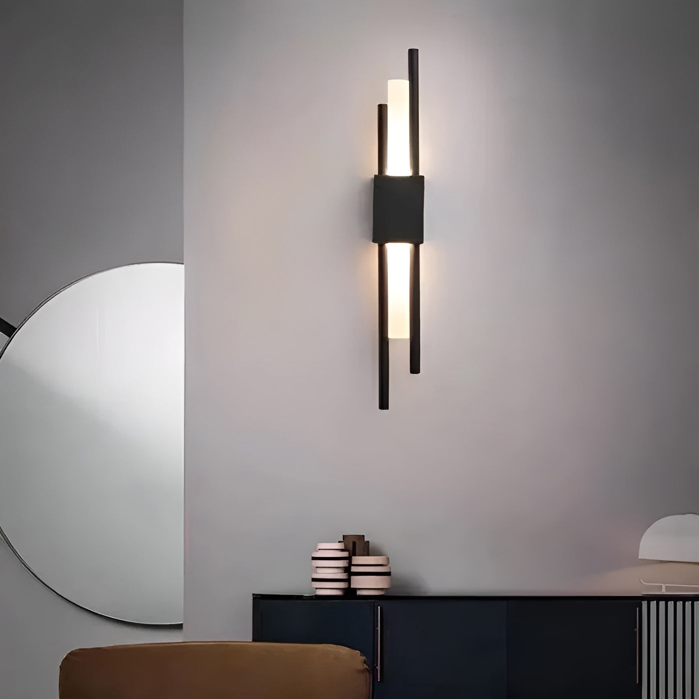 NordBright Light - Nordische Metall-LED-Wandleuchte