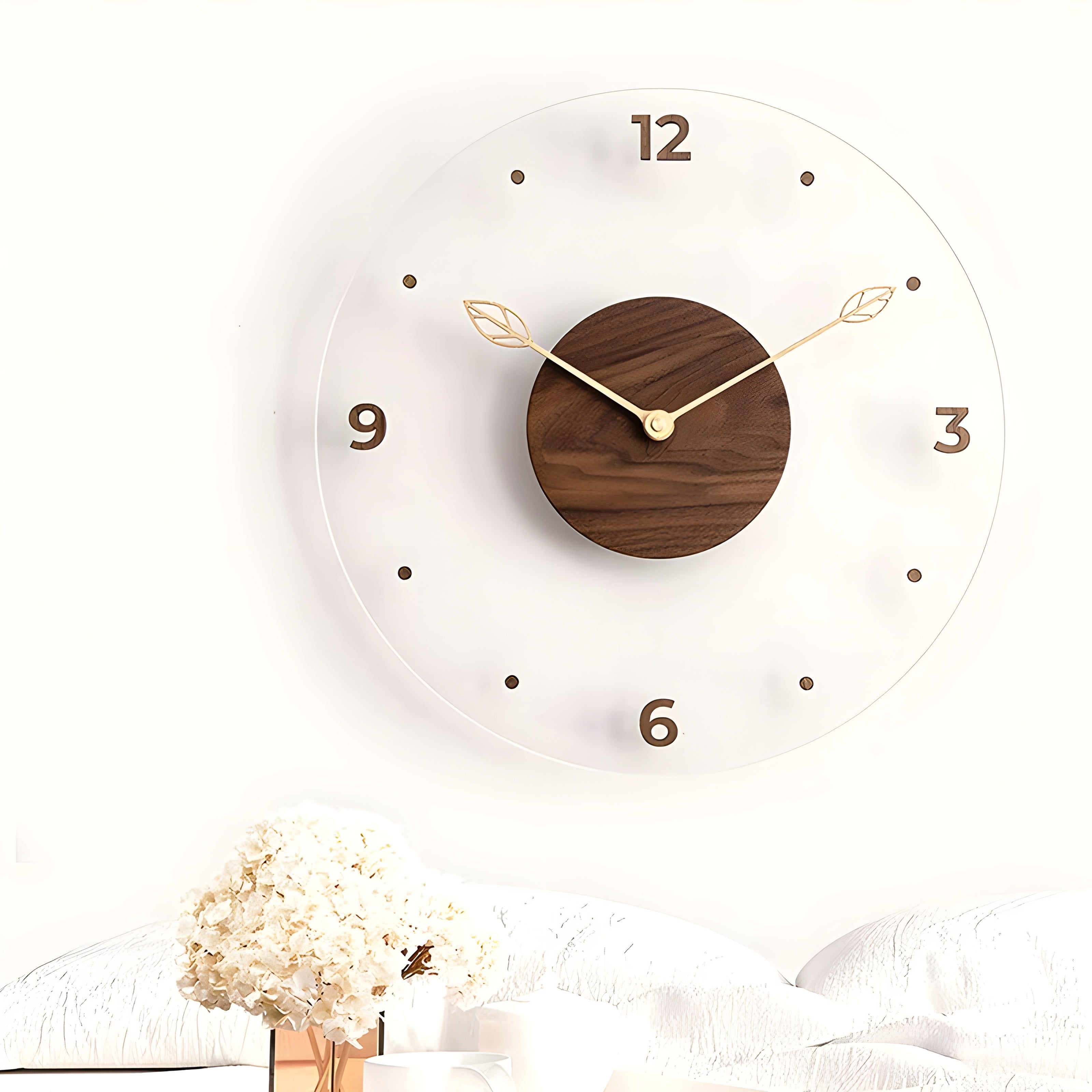 AcryLux Clock - Moderner Acryl-Wanduhren mit lautlosem Betrieb