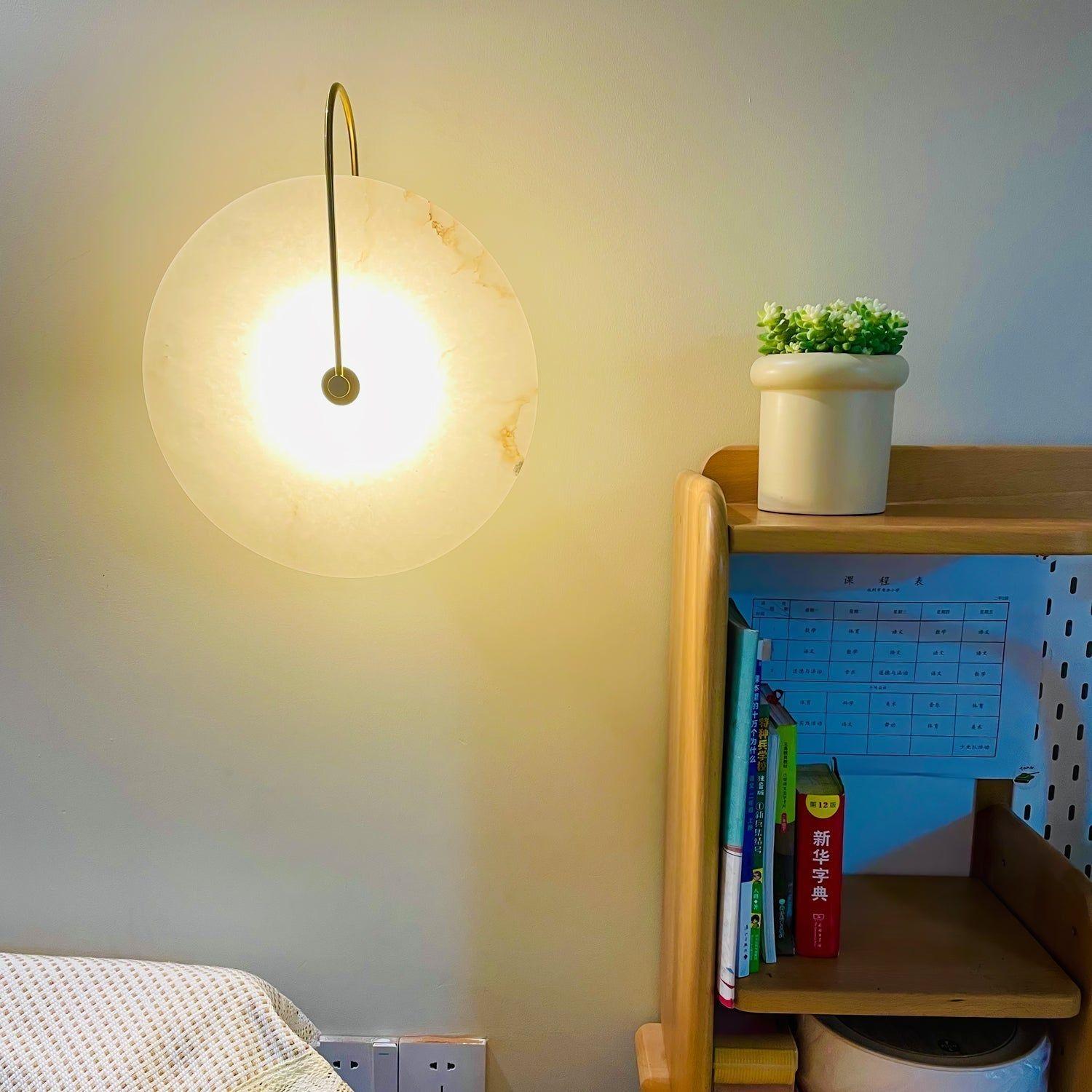 LuxeStone Light - Moderne Stein LED-Wandleuchte