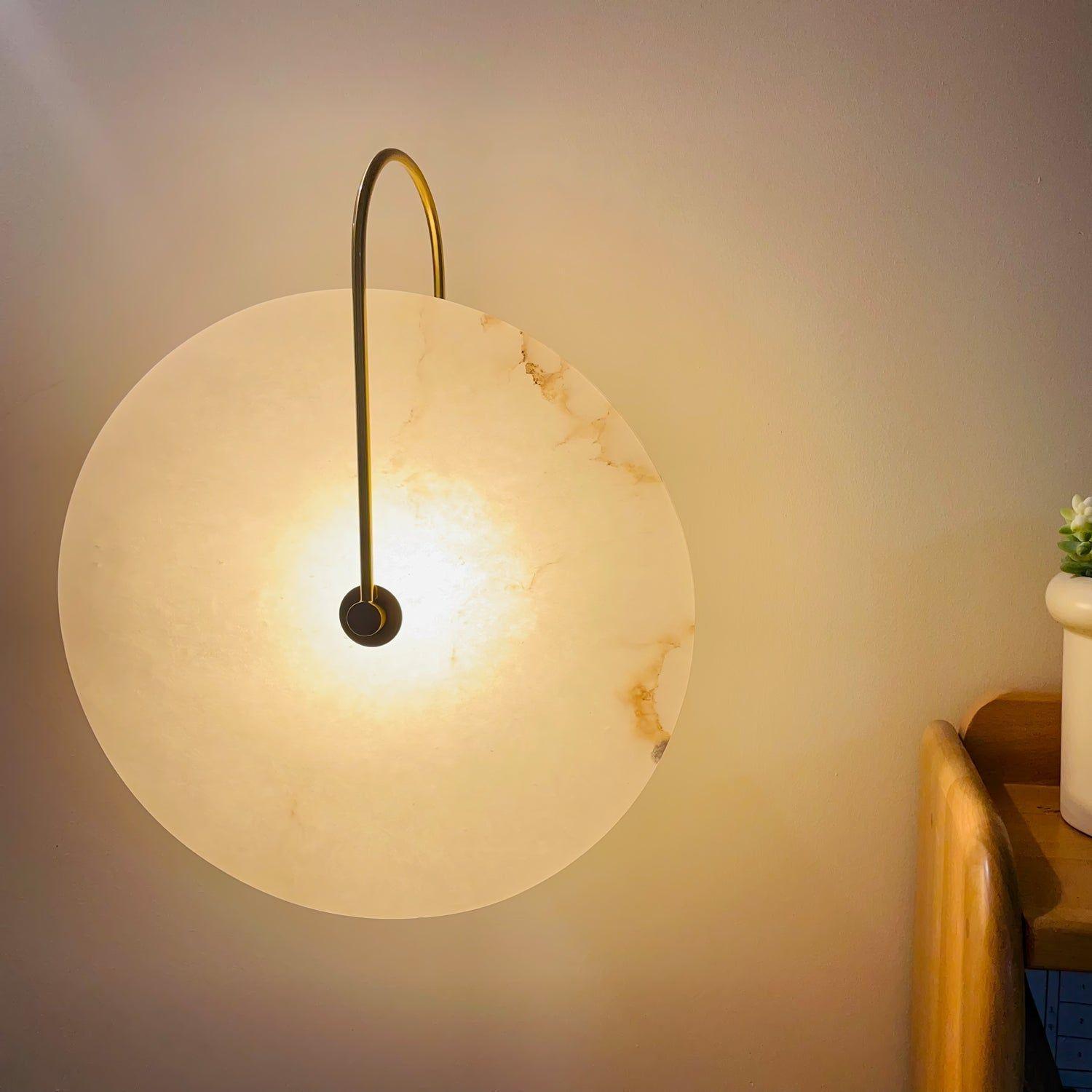 LuxeStone Light - Moderne Stein LED-Wandleuchte