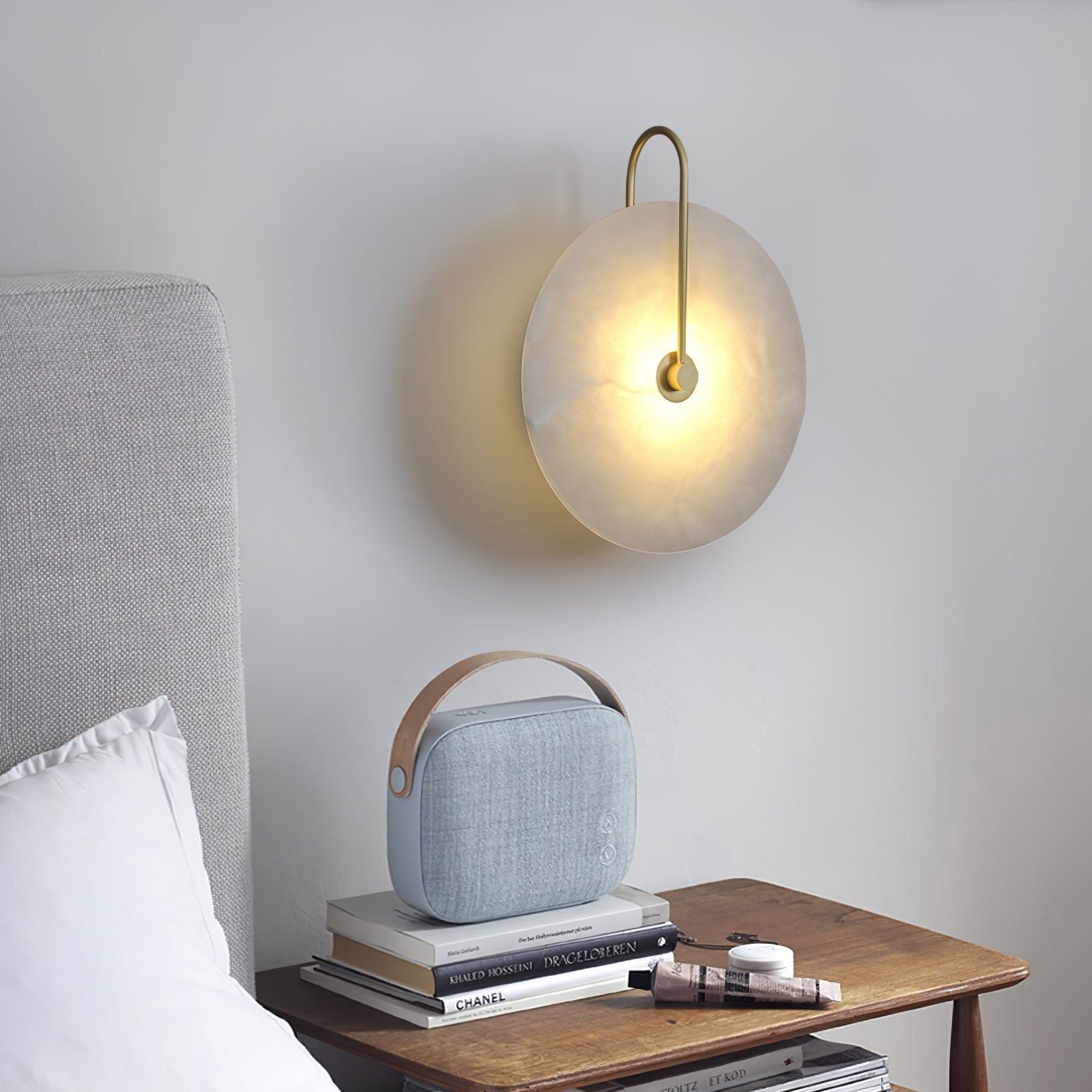 LuxeStone Light - Moderne Stein LED-Wandleuchte