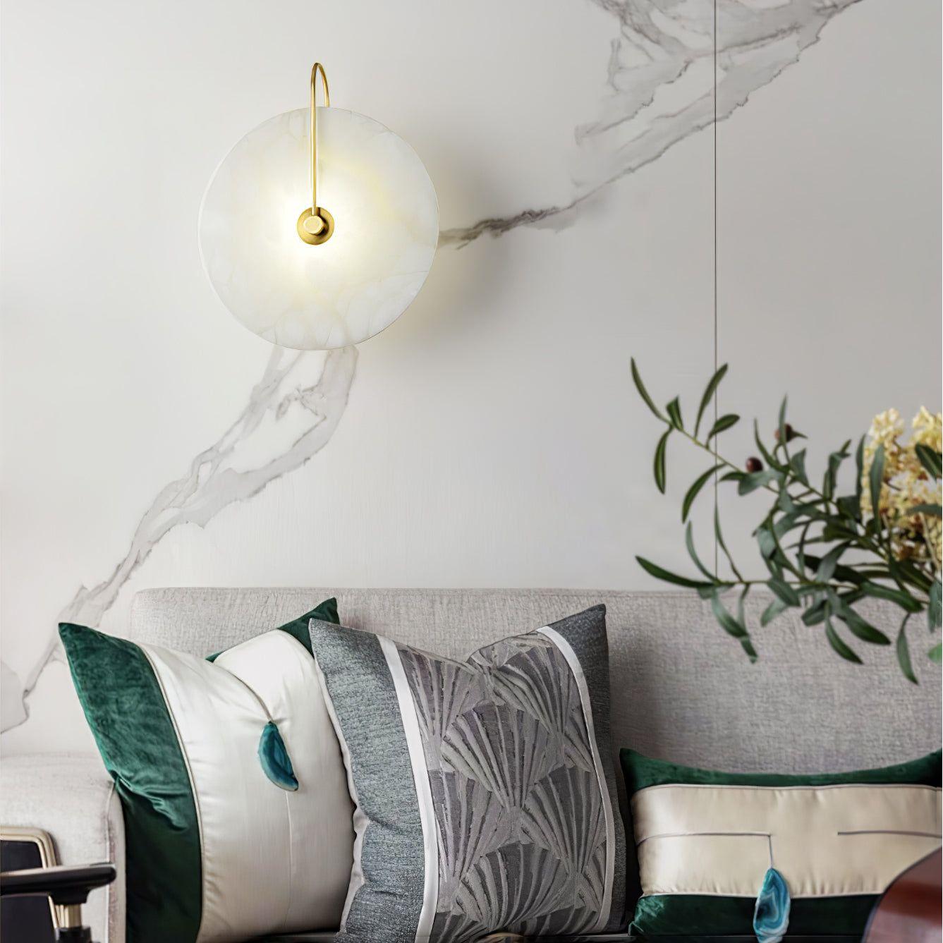 LuxeStone Light - Moderne Stein LED-Wandleuchte