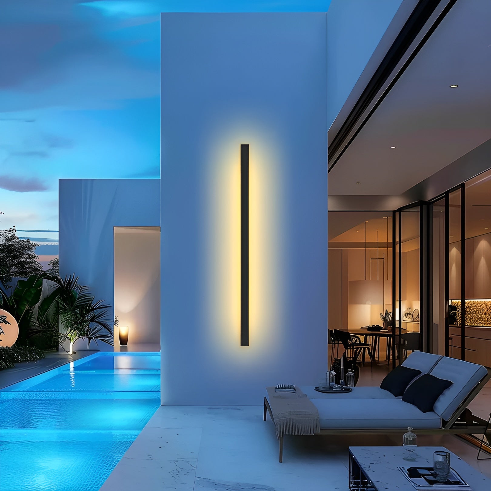 Aluminium LED Außenleuchte – Stilvoll & Wasserdicht | Für Terrasse, Eingang & Wohnzimmer