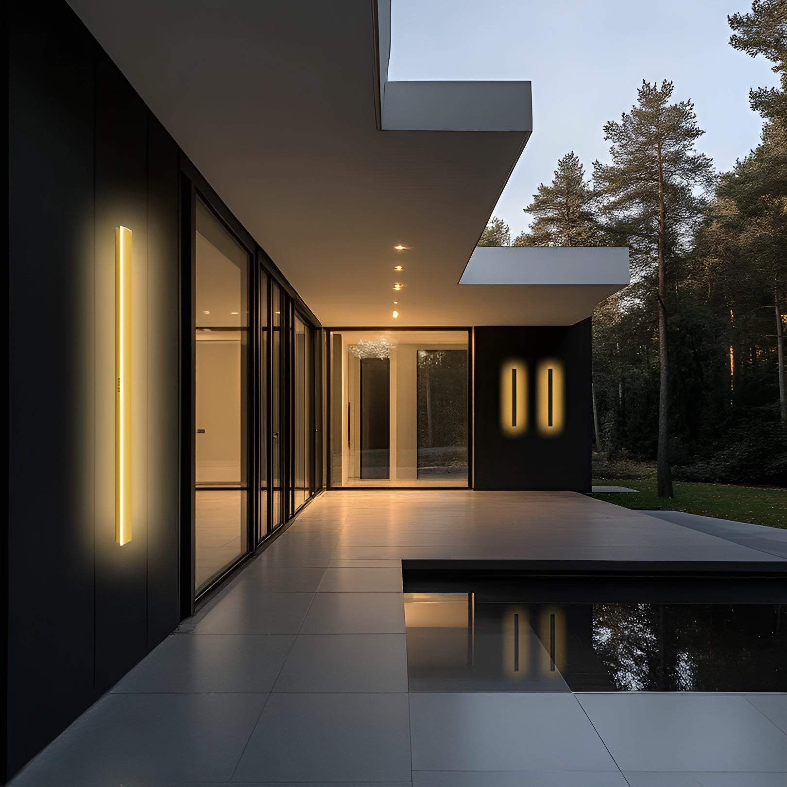 Aluminium LED Außenleuchte – Stilvoll & Wasserdicht | Für Terrasse, Eingang & Wohnzimmer