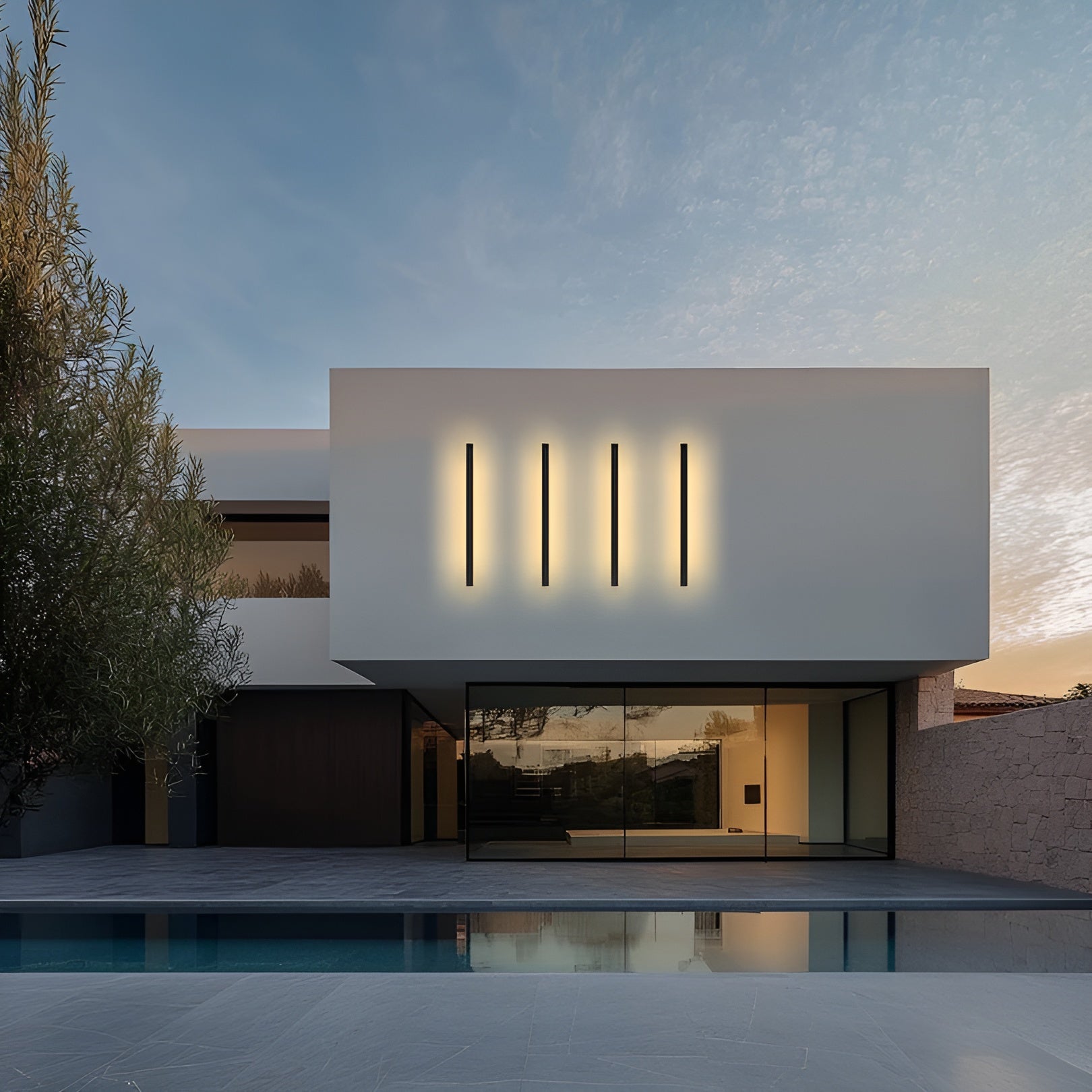 Aluminium LED Außenleuchte – Stilvoll & Wasserdicht | Für Terrasse, Eingang & Wohnzimmer