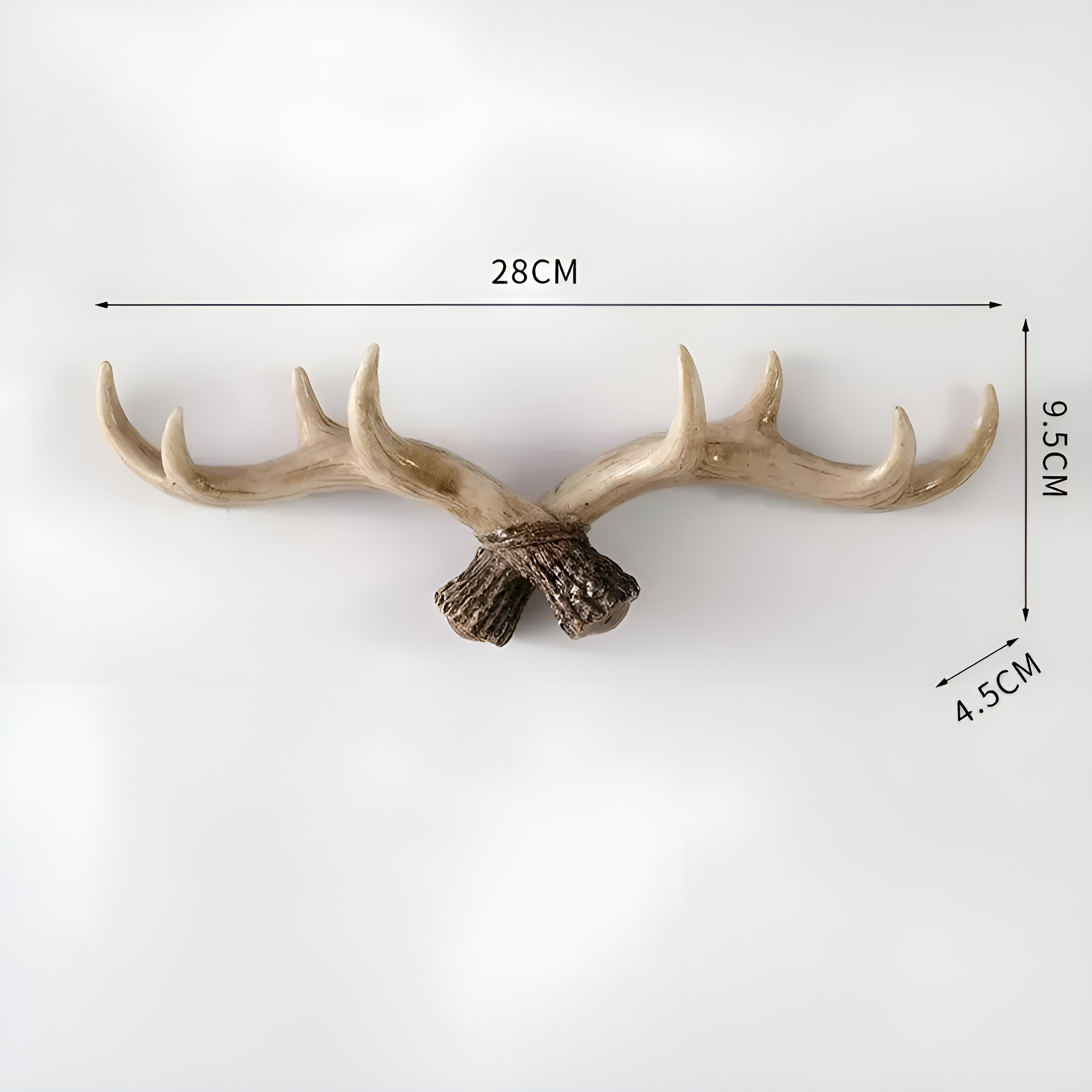 Geweih-Wandhaken – Retro-Design für Mäntel und Jacken | Dekorativer Garderobenhaken