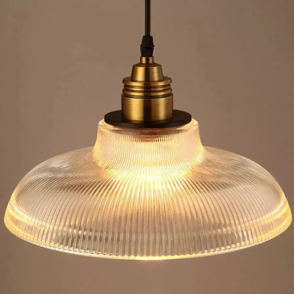 LumiAura Light - Nordische Vintage-Glas-Pendelleuchte