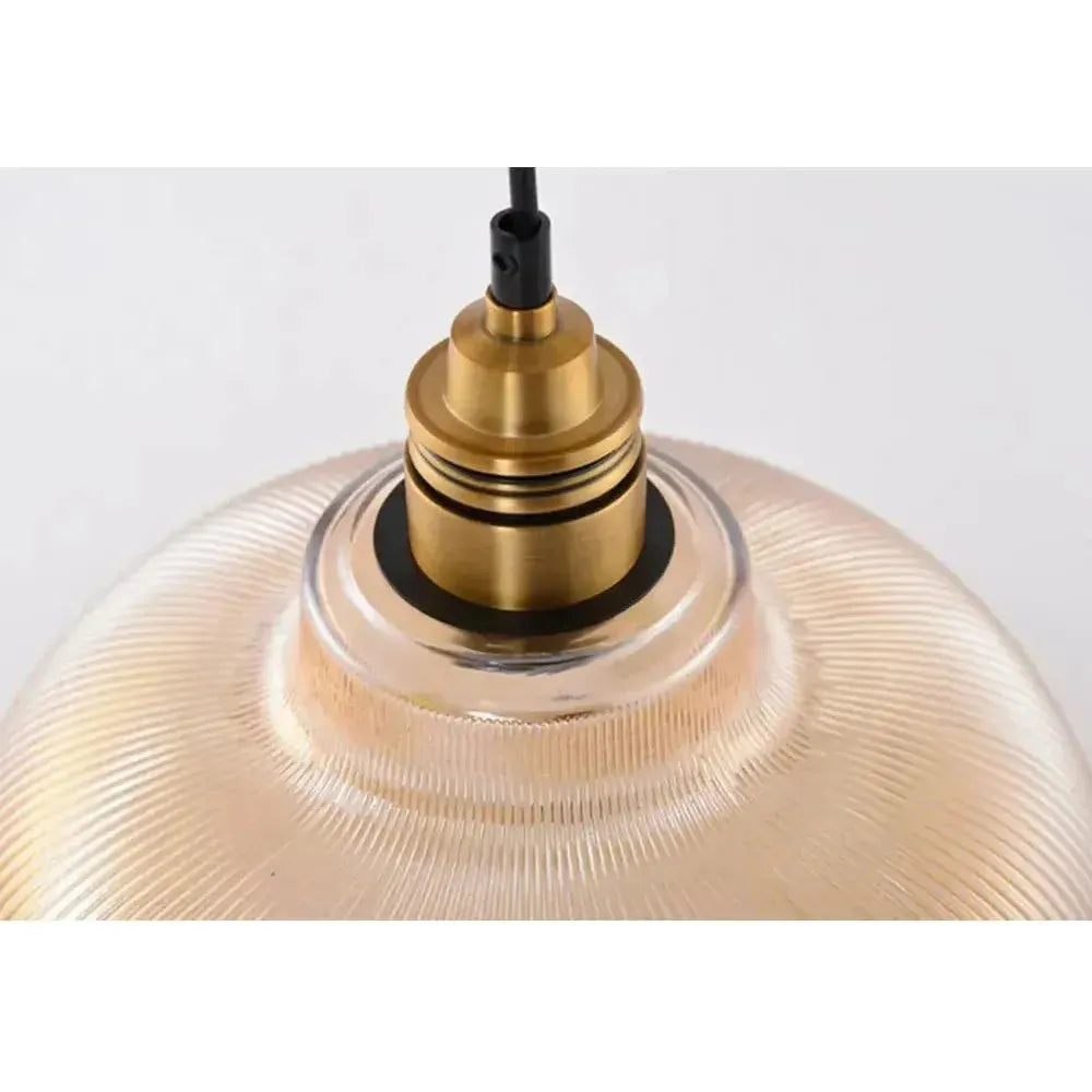 LumiAura Light - Nordische Vintage-Glas-Pendelleuchte