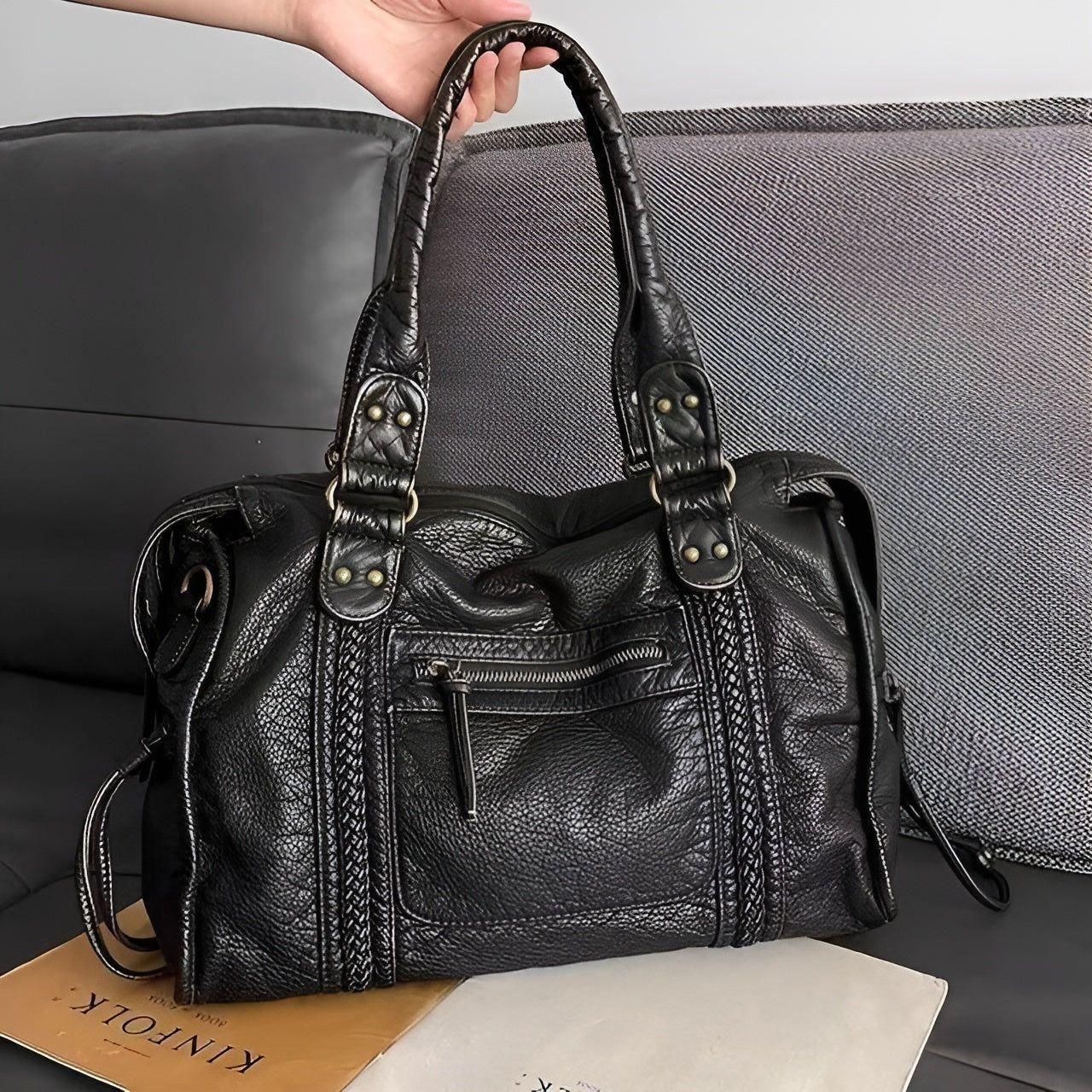 Gloria Bag - Luxus Echtleder Schultertasche Elegare