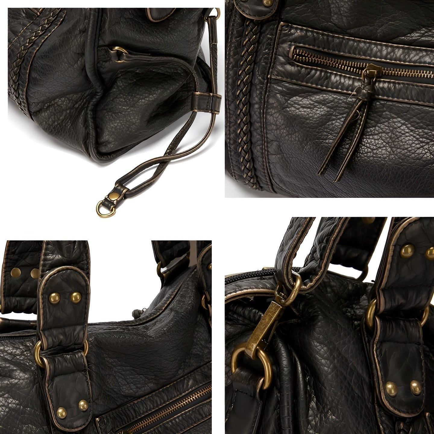 Gloria Bag - Luxus Echtleder Schultertasche Elegare