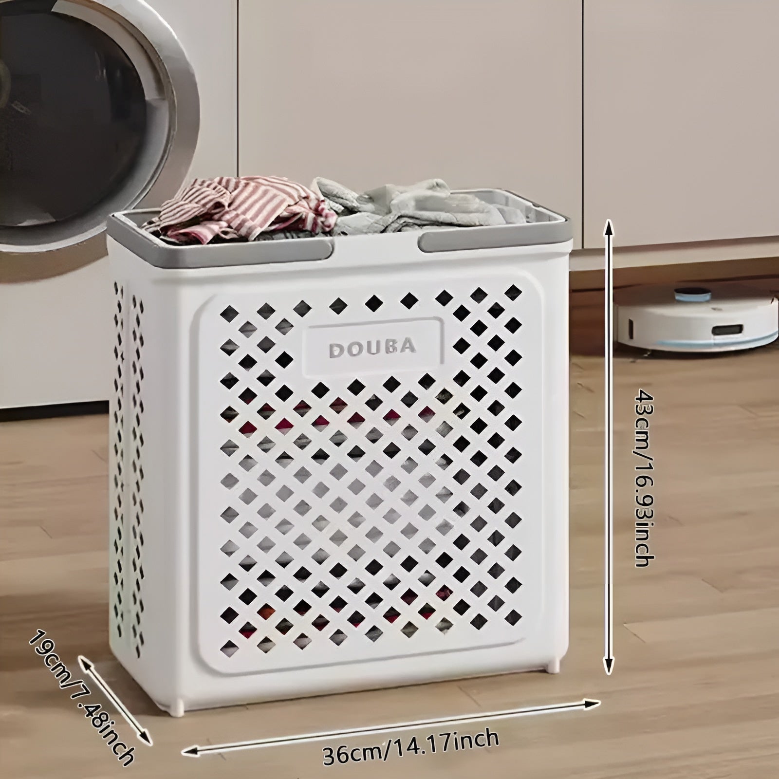 Faltbarer Wäschekorb mit Rollen – Platzsparend & Praktisch | Perfekt für Bad & Schlafzimmer