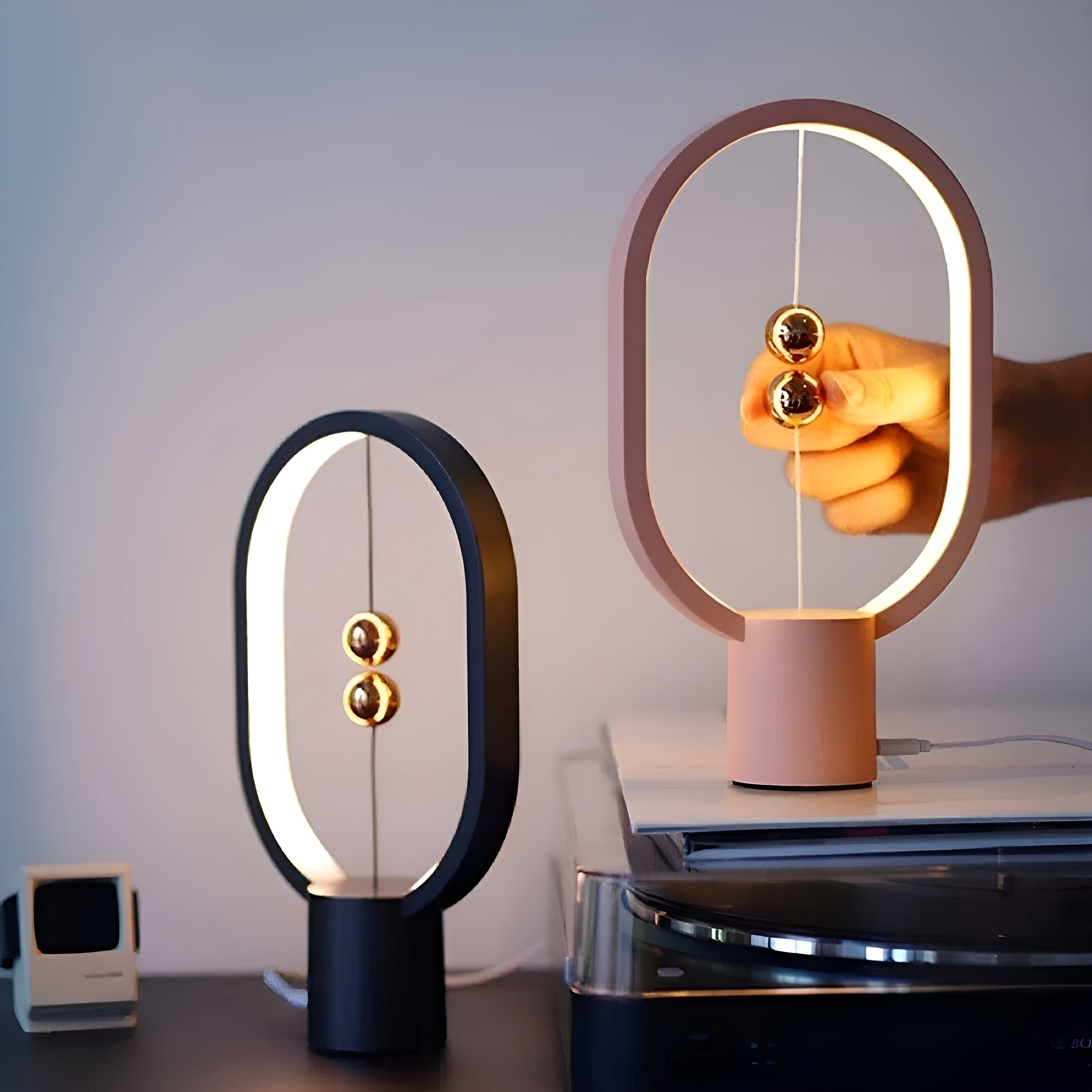 BalanceGlow Lampe - Dekorative LED Mini Balance Nachtlicht Lampe