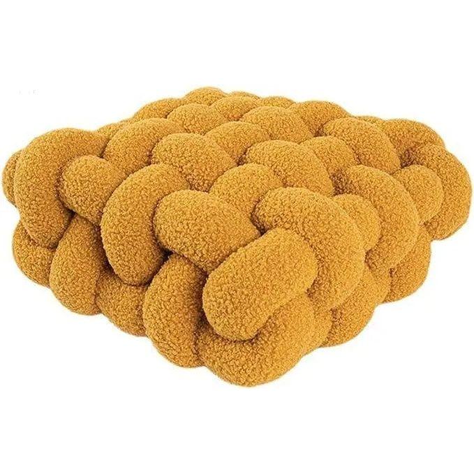 Bolli - Weiches Blasenplüsch-Kissen - Elegare - DEA079 - Gelb-40x45x12cm