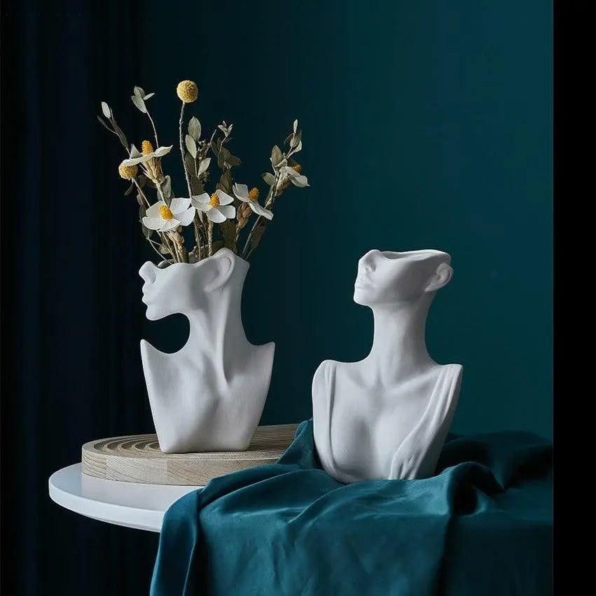 Cera - Moderne künstlerische Büste Vase - Elegare - DEA083 -