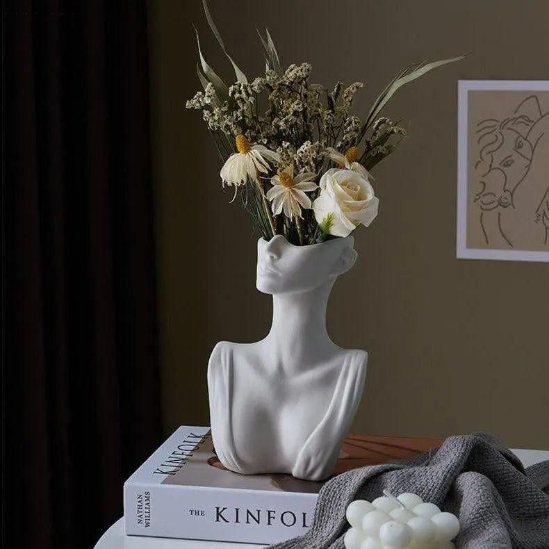 Cera - Moderne künstlerische Büste Vase - Elegare - DEA083 -