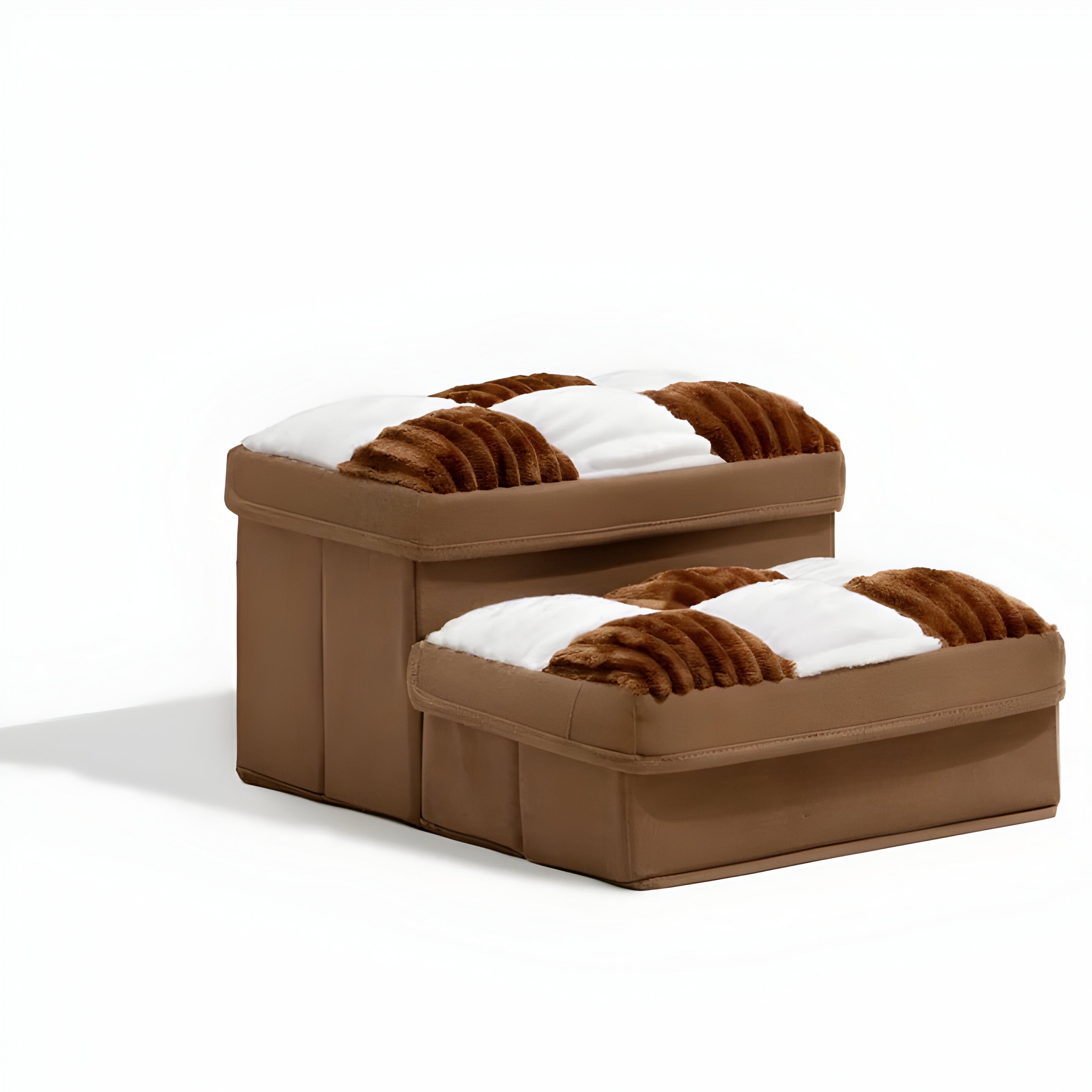 FetchFold Hundetreppe – Handgefertigte Hundetreppe mit Stauraum