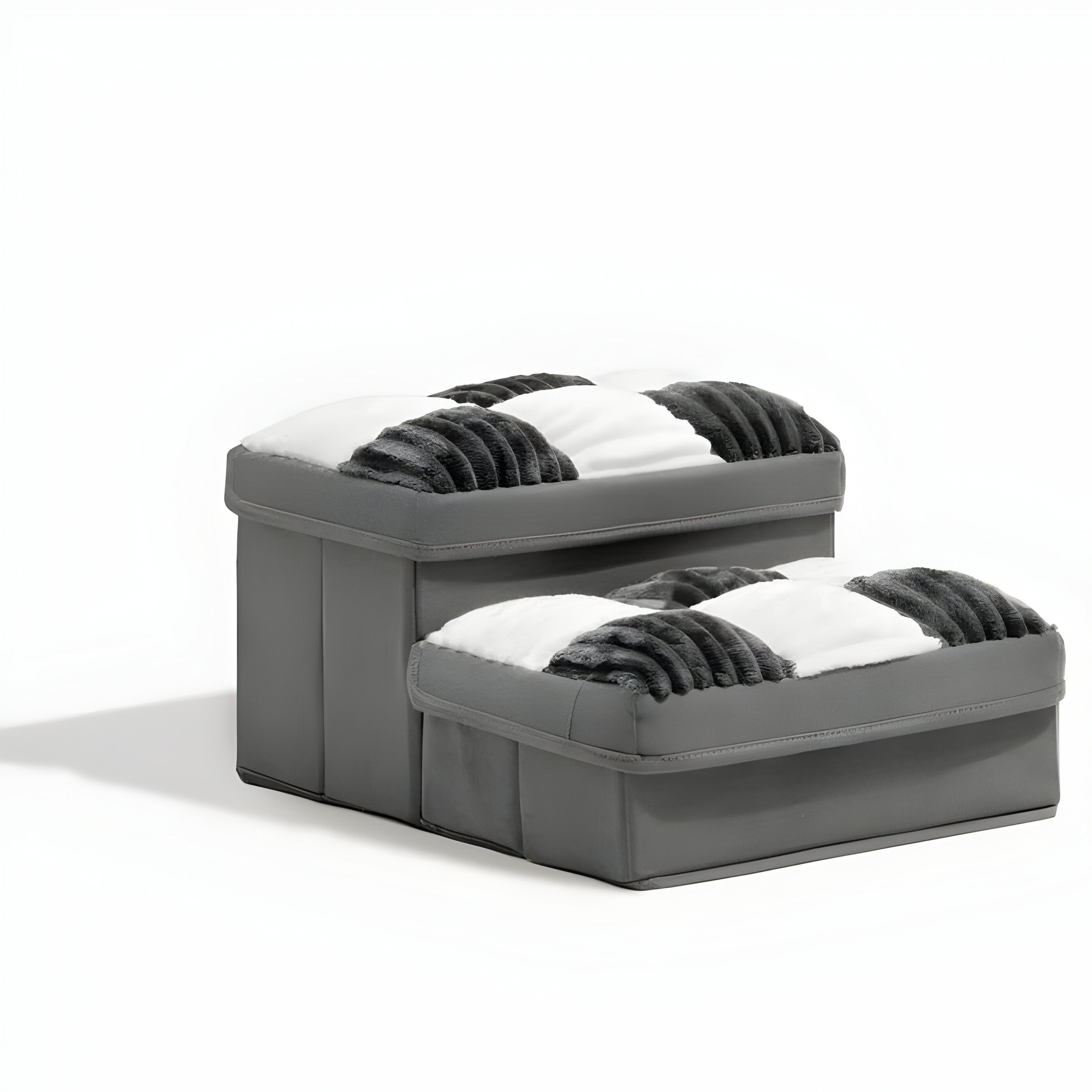 FetchFold Hundetreppe – Handgefertigte Hundetreppe mit Stauraum