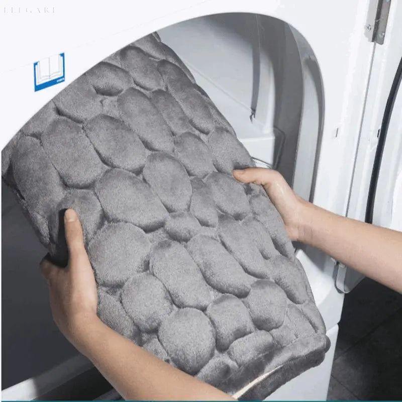 Cobblestone Mat - Rutschfeste und saugfähige Badematte - Elegare - -