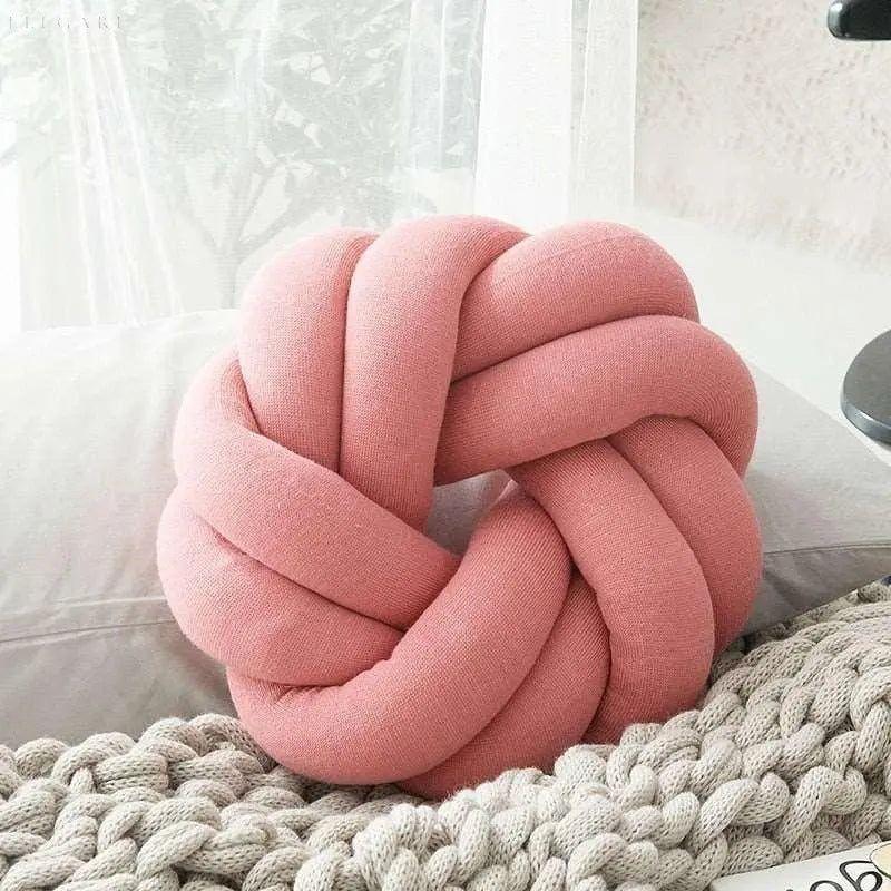 Cotton Knot Pillow - Baumwollknoten-Kissen - Elegare - DEA011 - Rosa