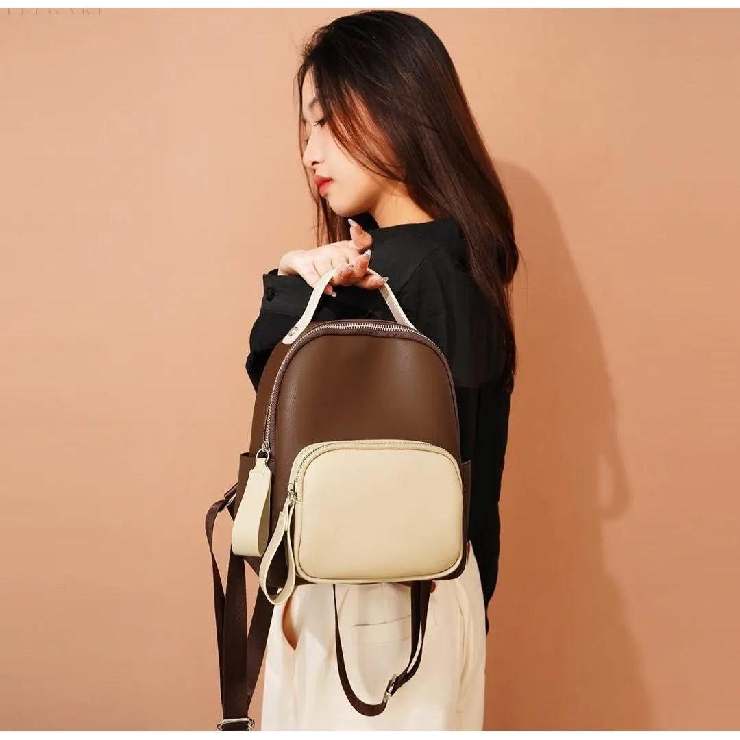 Dagny Tasche - Luxuriöser Handgefertigter Leder-Reiserucksack für Frauen Elegare