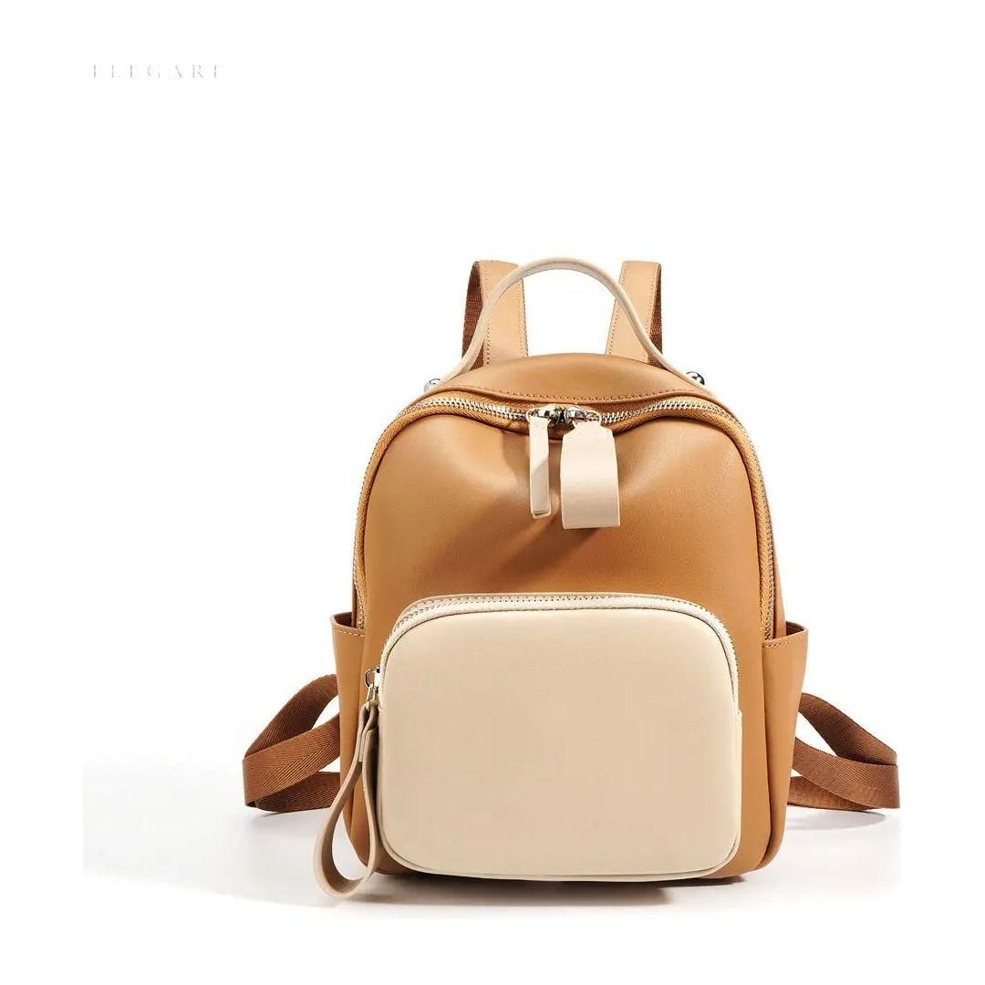 Dagny Tasche - Luxuriöser Handgefertigter Leder-Reiserucksack für Frauen Elegare