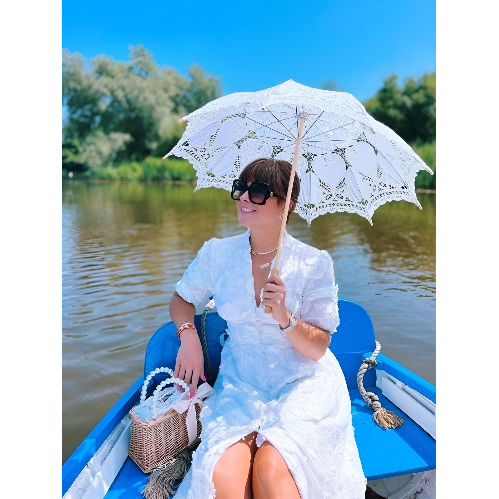 Arlette Dress - Elegantes V-Ausschnitt Sommerkleid Elegare