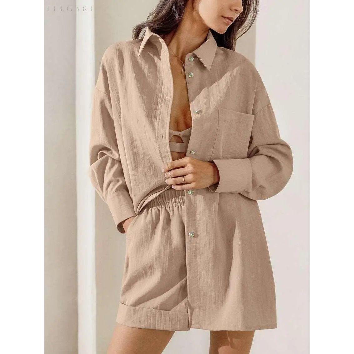 Darra - Dreiteiliges Sommerset für Frauen - Elegare - -