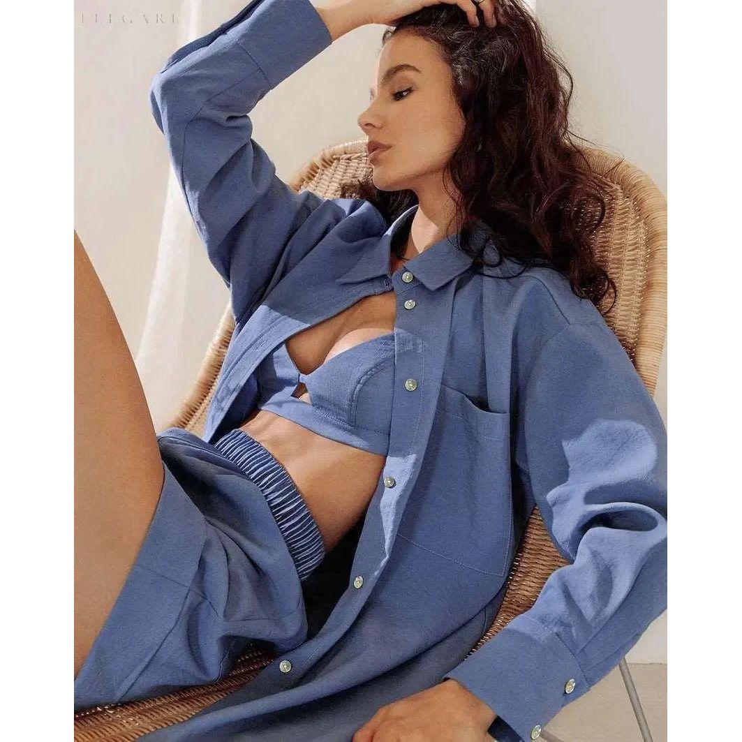 Darra - Dreiteiliges Sommerset für Frauen - Elegare - -