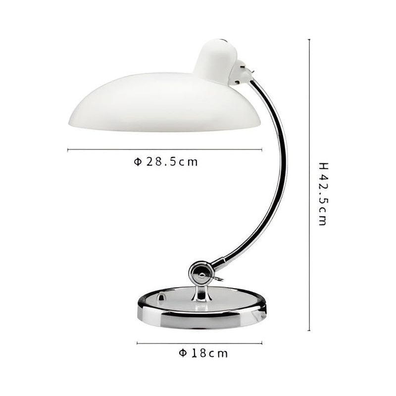 RetroChic Tischlampe - Skandinavische Minimalistische Nachttischlampe Elegare