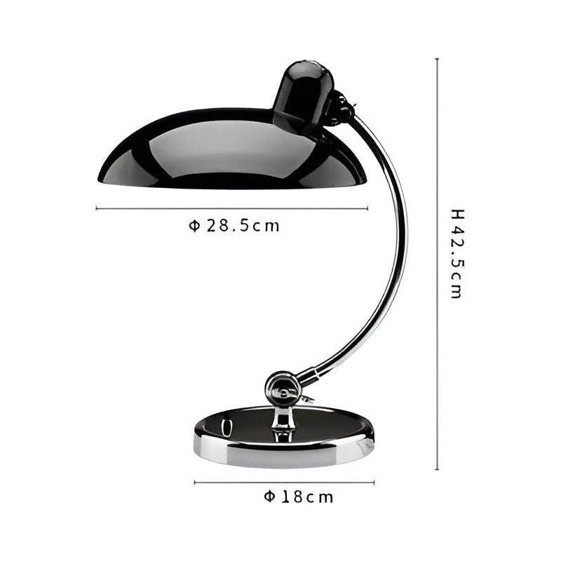 RetroChic Tischlampe - Skandinavische Minimalistische Nachttischlampe Elegare