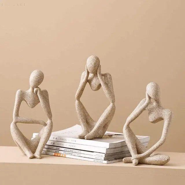 Der Denker | Abstrakte Skulptur - Elegare - -