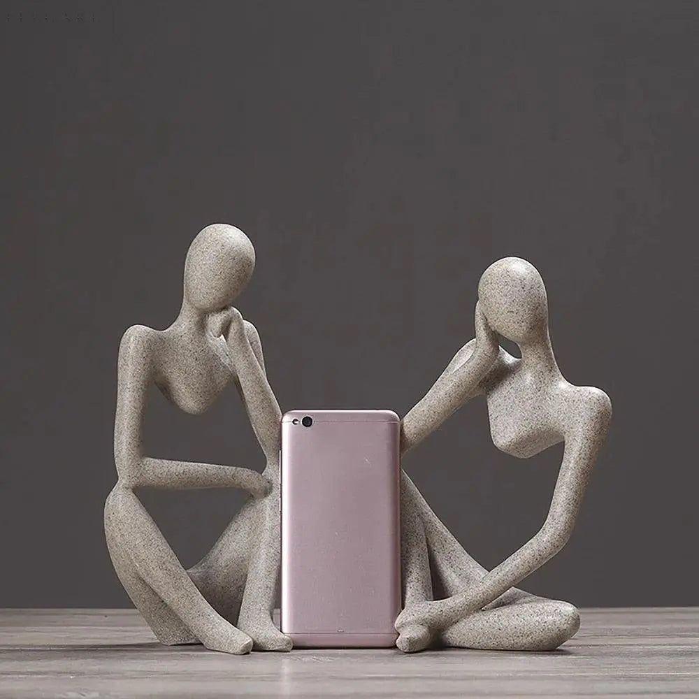 Der Denker | Abstrakte Skulptur - Elegare - -