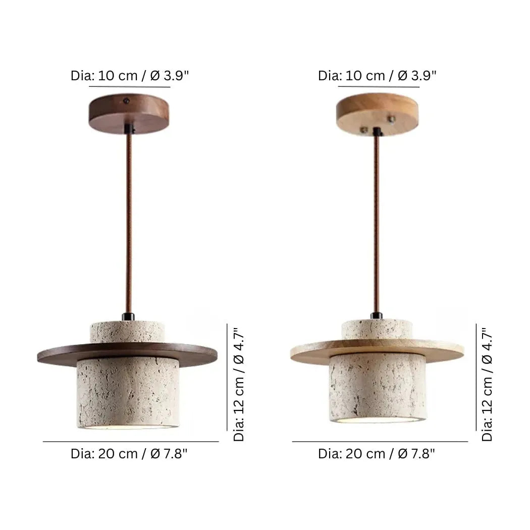 Naturstein Tischlampe – Handgefertigt im Wabi-Sabi-Stil | Warmes, Stimmungsvolles Licht