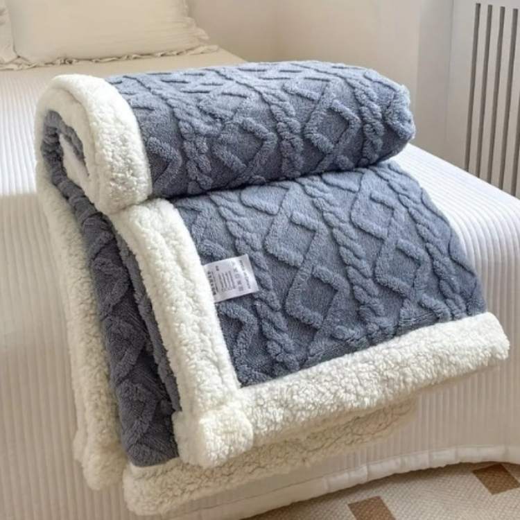Sherpa Gewichtsdecke Grau – Wohnzimmer und Schlafzimmer geeignet