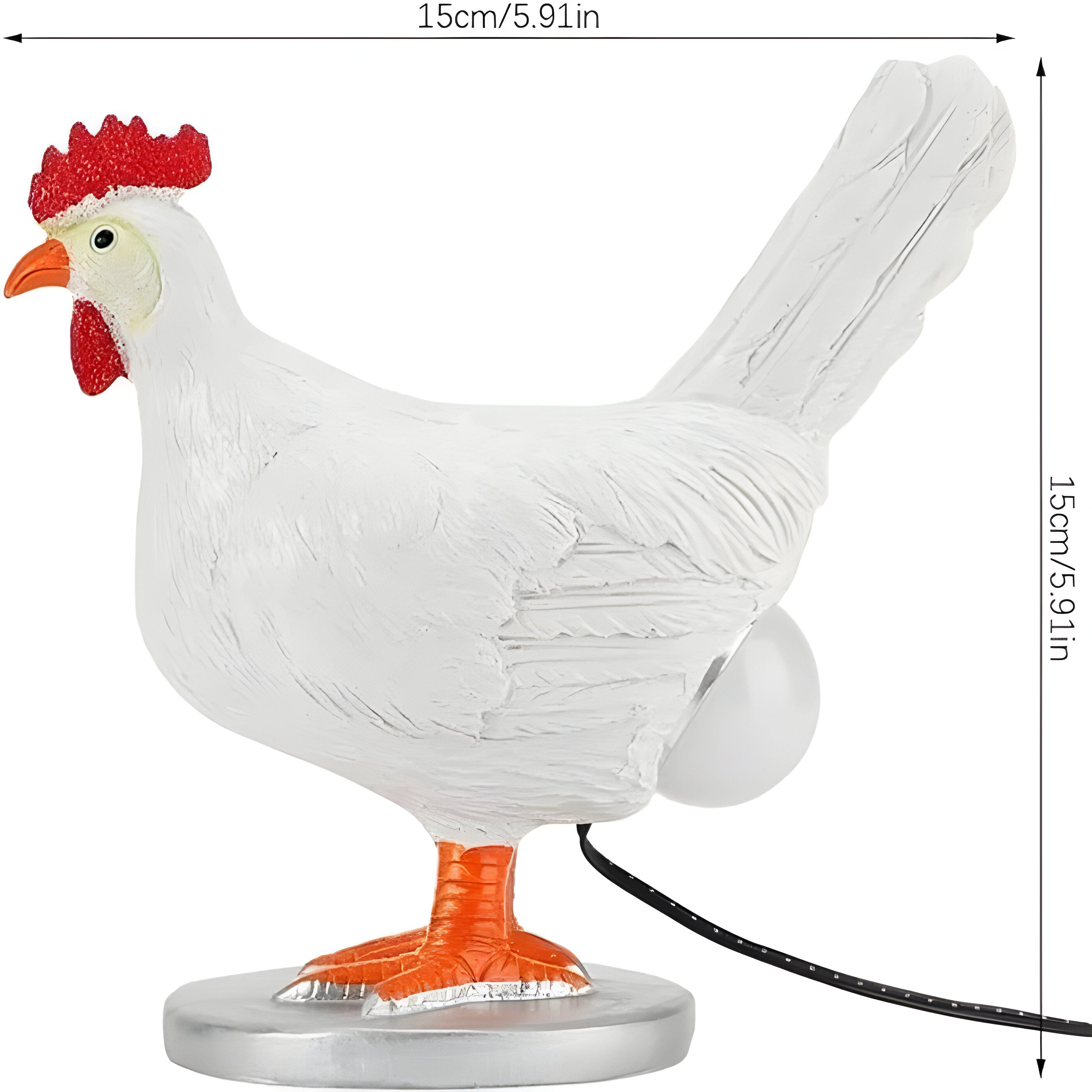 ChickGlow Licht – Huhn LED Tisch‑Nachtlicht