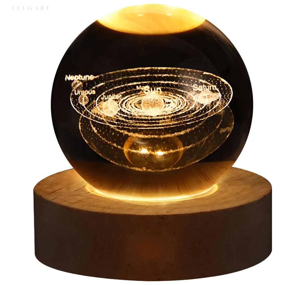 Galaxy Glow - Elegante Astronomie leuchtende Kristall-Lichter - Elegare - DEA180 -