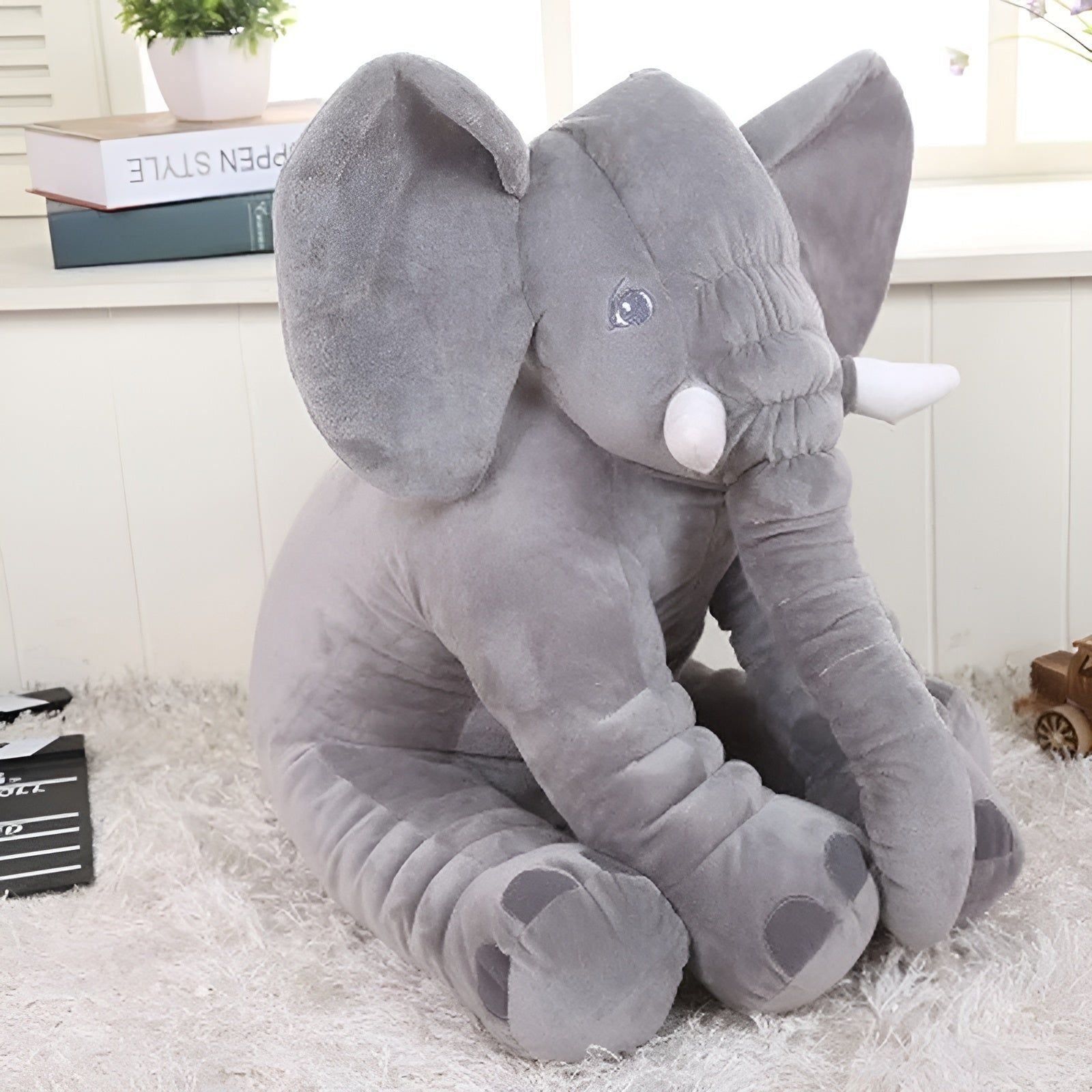 Pachyderm Pillow - Superweiches Elefanten Kuscheltier für Babys - Elegare