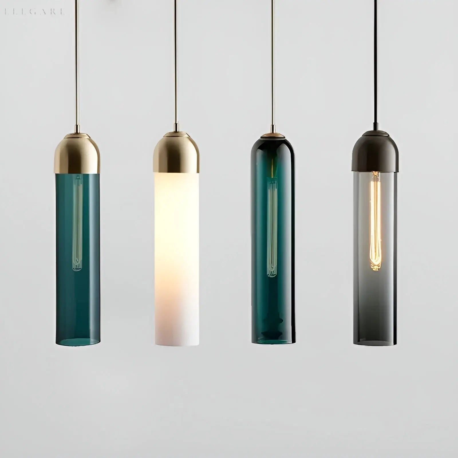GlassCharm Lights - Moderne LED-Glas-Hängeleuchte für Zuhause Elegare