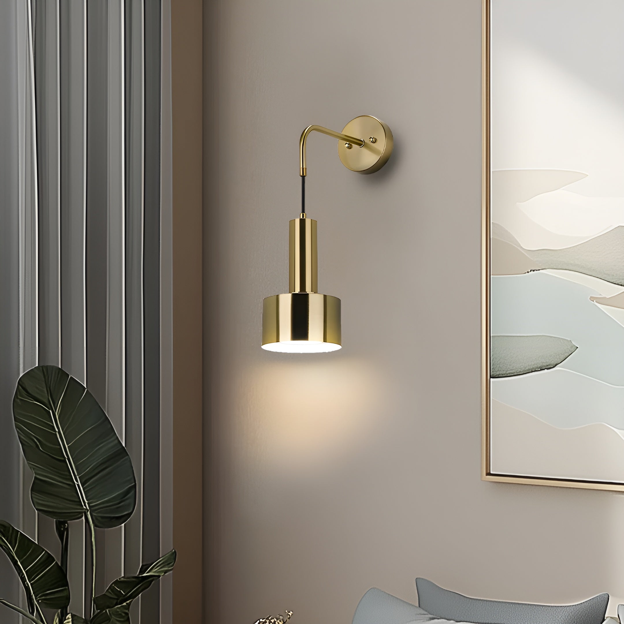 Drahtlose Wandleuchte – Modernes Design | Warmes Licht für eine gemütliche Atmosphäre