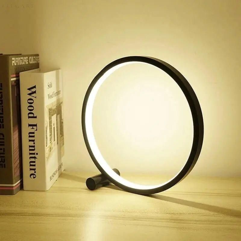 Halo Glo Lamp - LED Minimalistische Dimmbare Runde Tischlampe - Elegare - DEA164 -