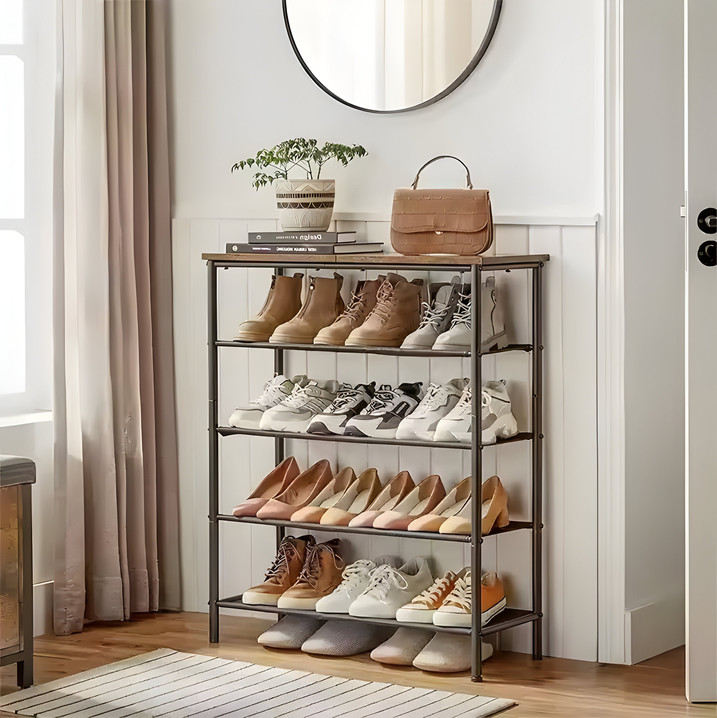 NeatNest Rack – Modernes 4-stufiges Schuhregal