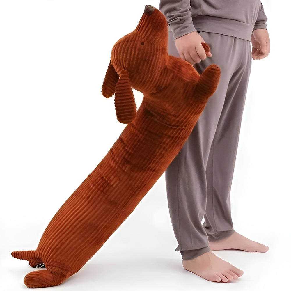 PupSnuggle Pillow - Ergonomisches Dackel Hundekissen im Cartoon-Design