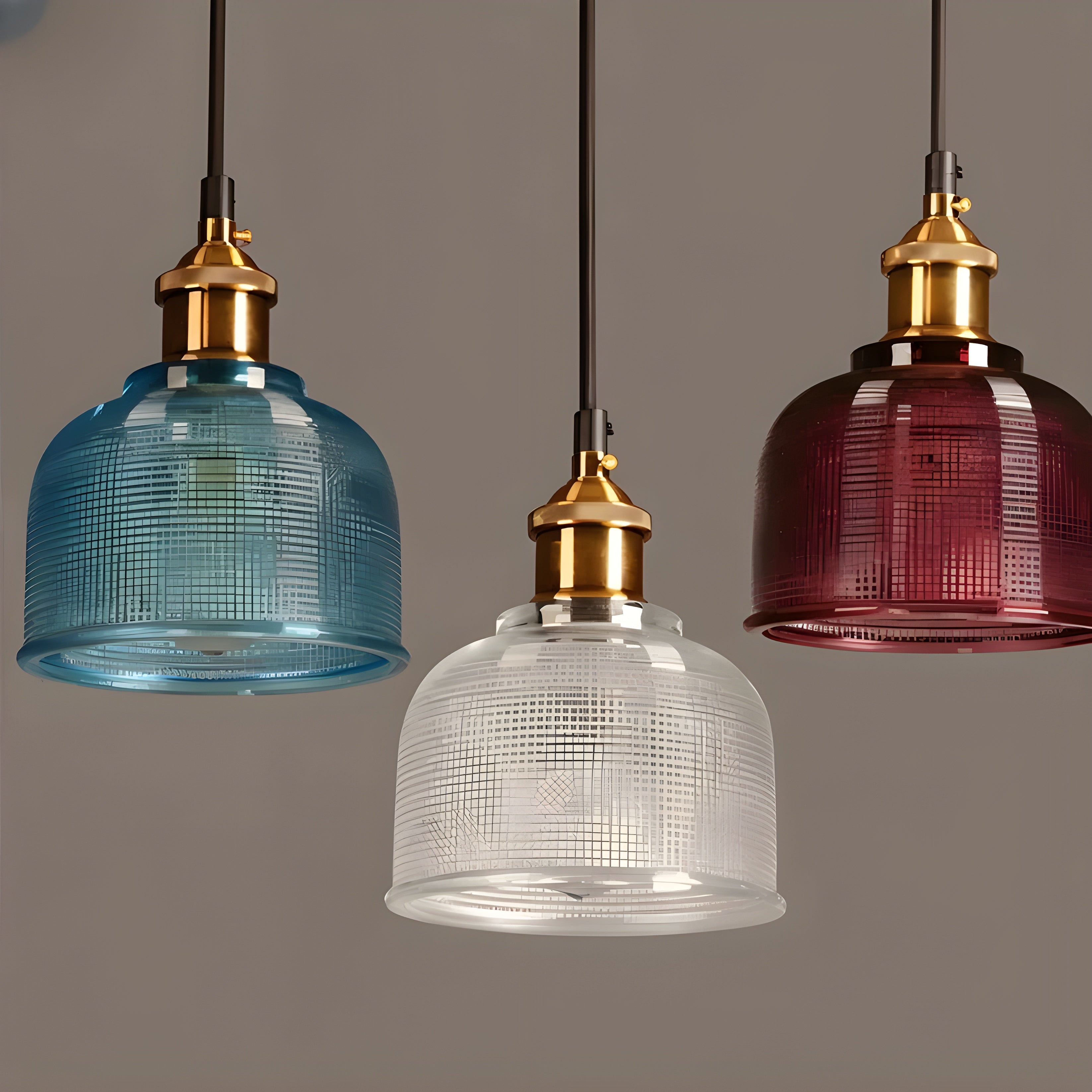 HeritageGlow Light - Glänzende Vintage-Glocken-Pendelleuchte