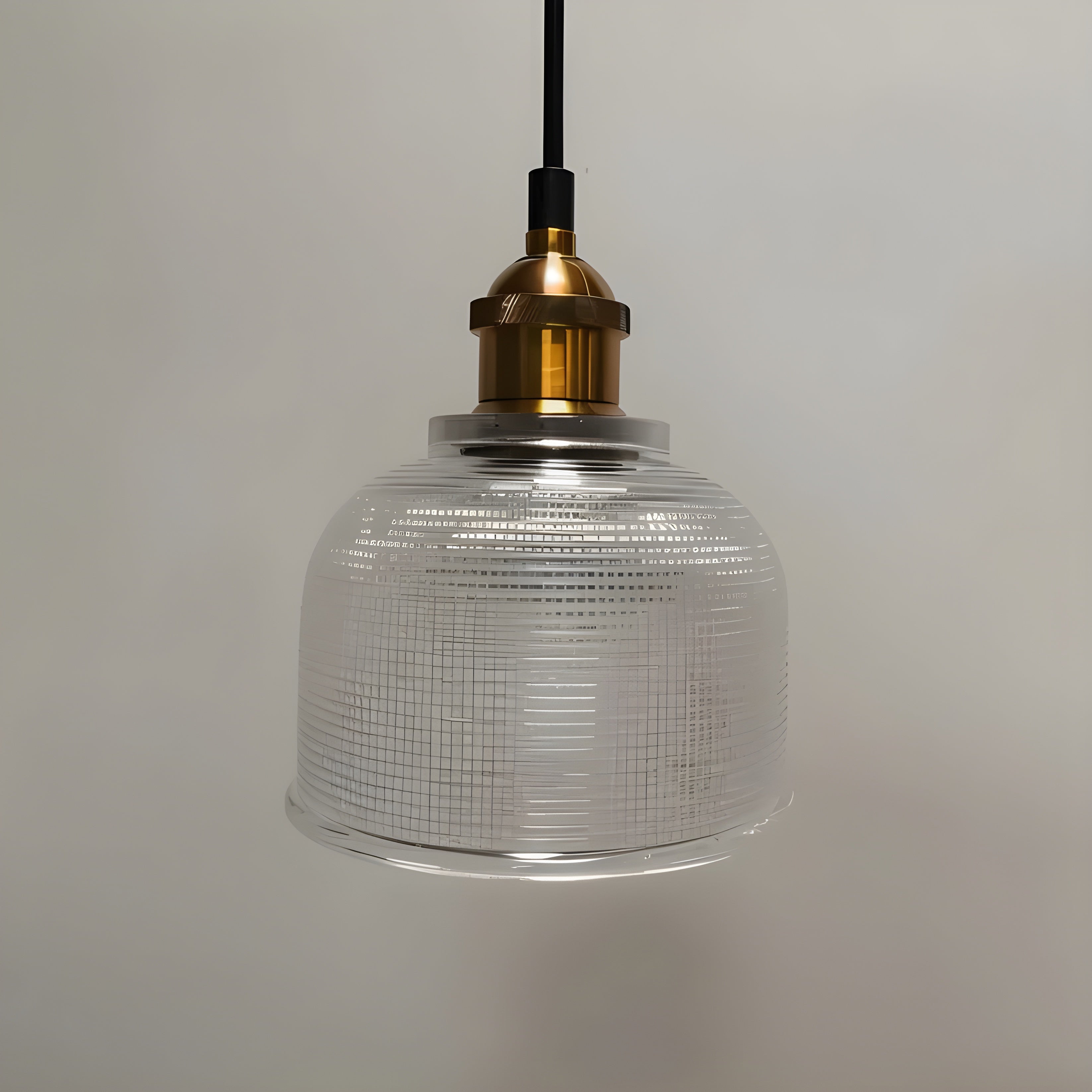 HeritageGlow Light - Glänzende Vintage-Glocken-Pendelleuchte