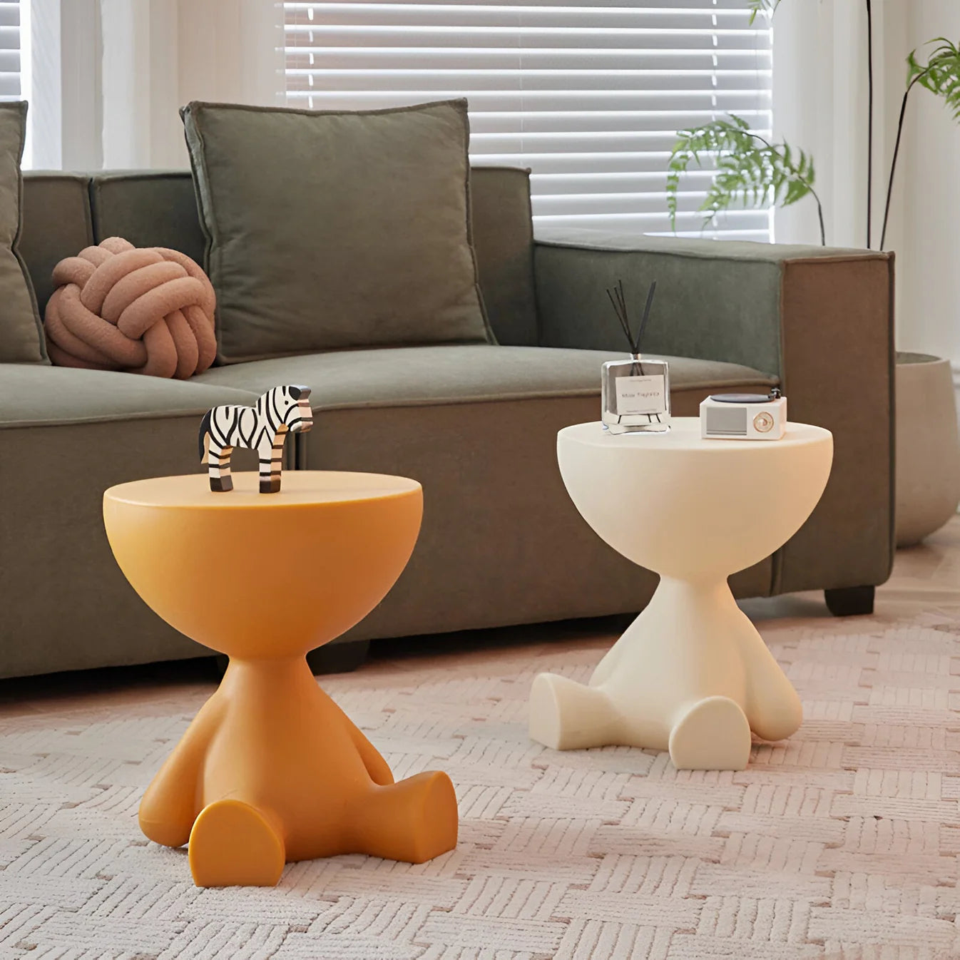 Runder Couchtisch – Luxuriös & Modern | Eleganter Wohnzimmertisch für Stilvolle Einrichtung